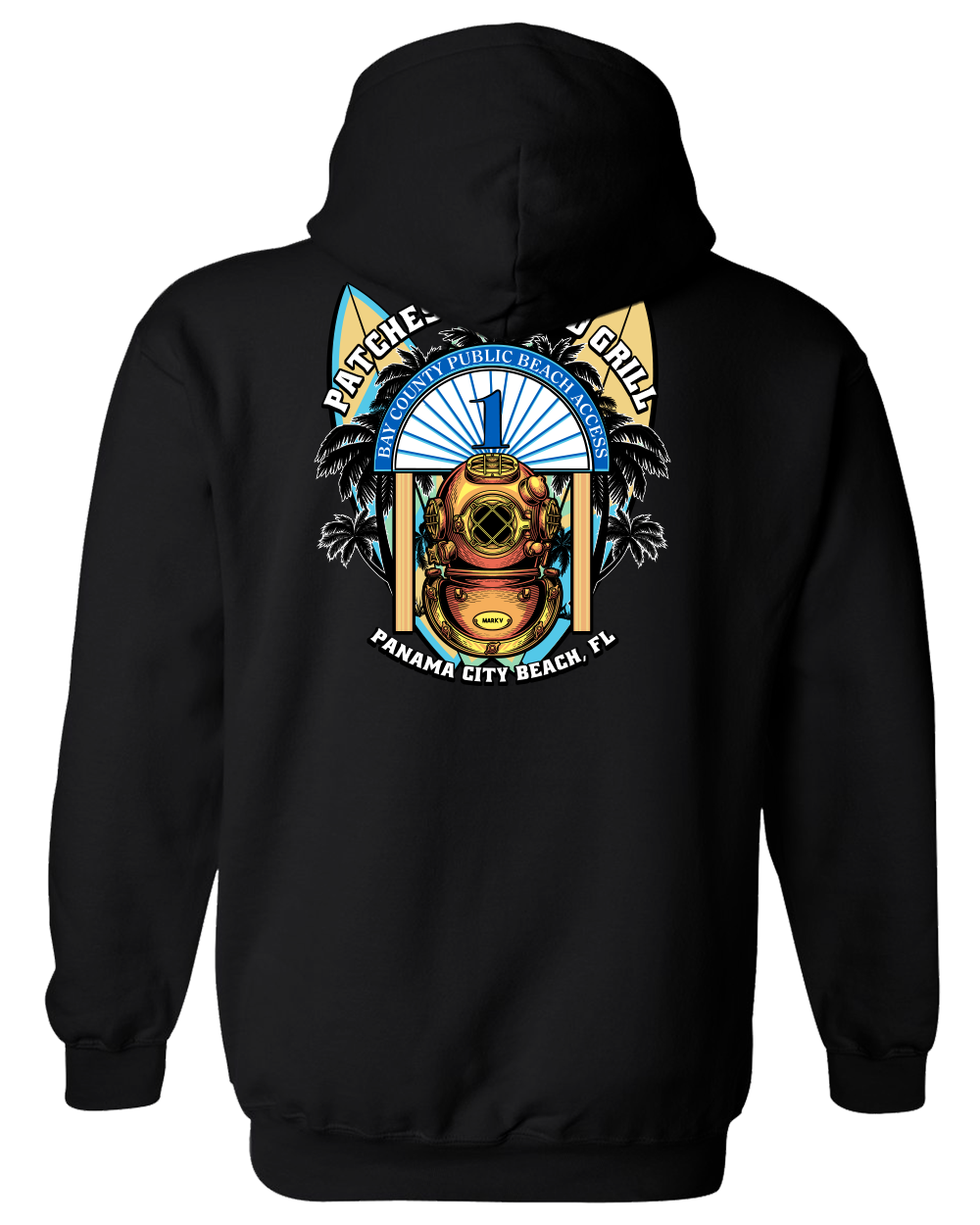 Beach Access Pullover Hoodie (+Size)