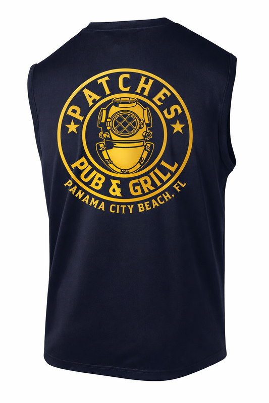 Patches Pub & Grill Logo Dri-Fit Sleeveless Shirt