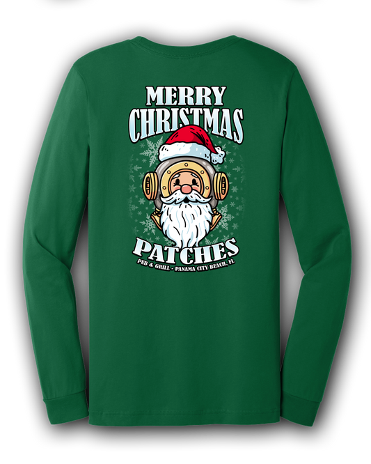 Christmas at Patches Pub Long Sleeve Shirt (+Size)