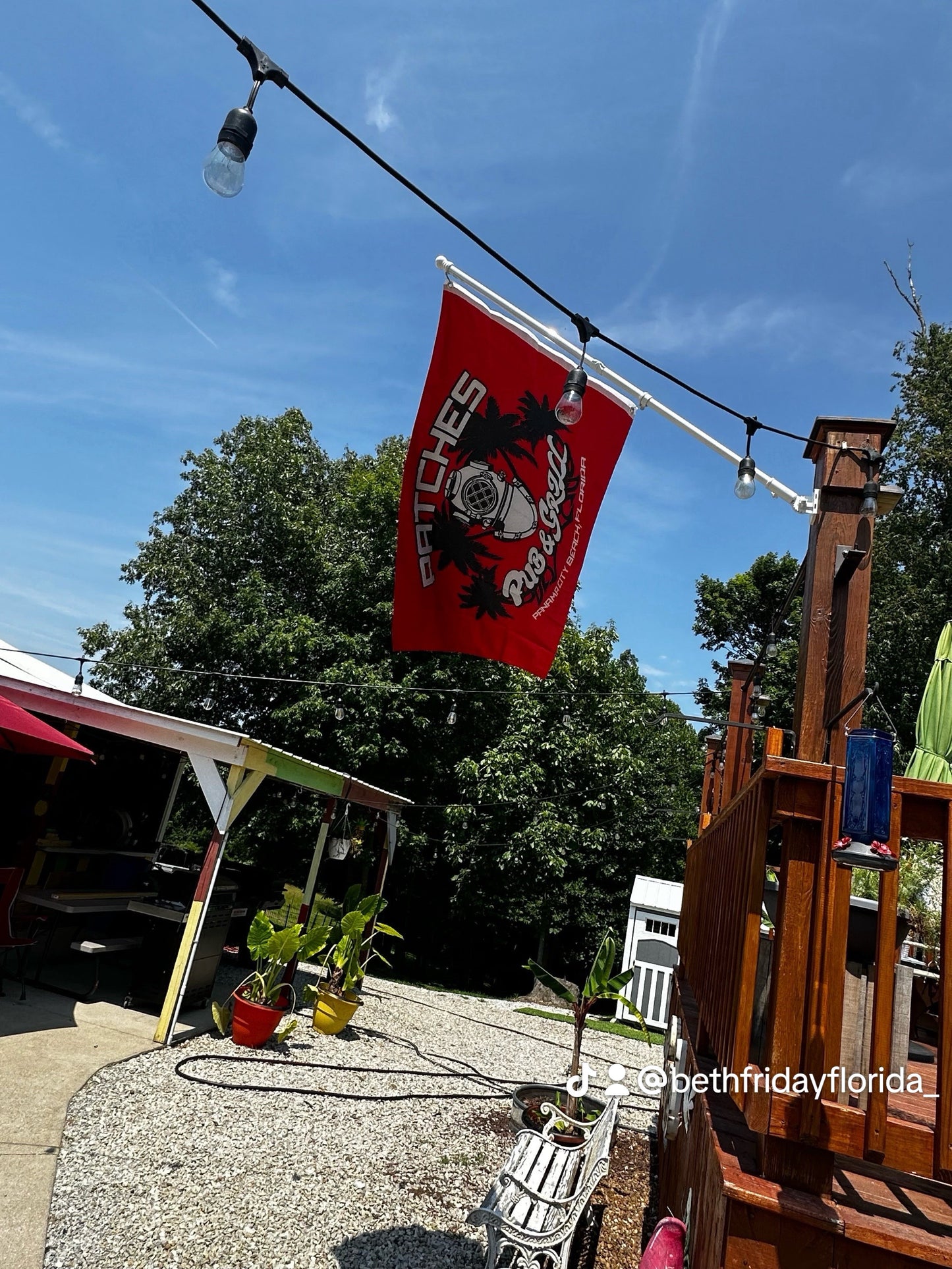 $48.00 large double sided Patches pub flag.