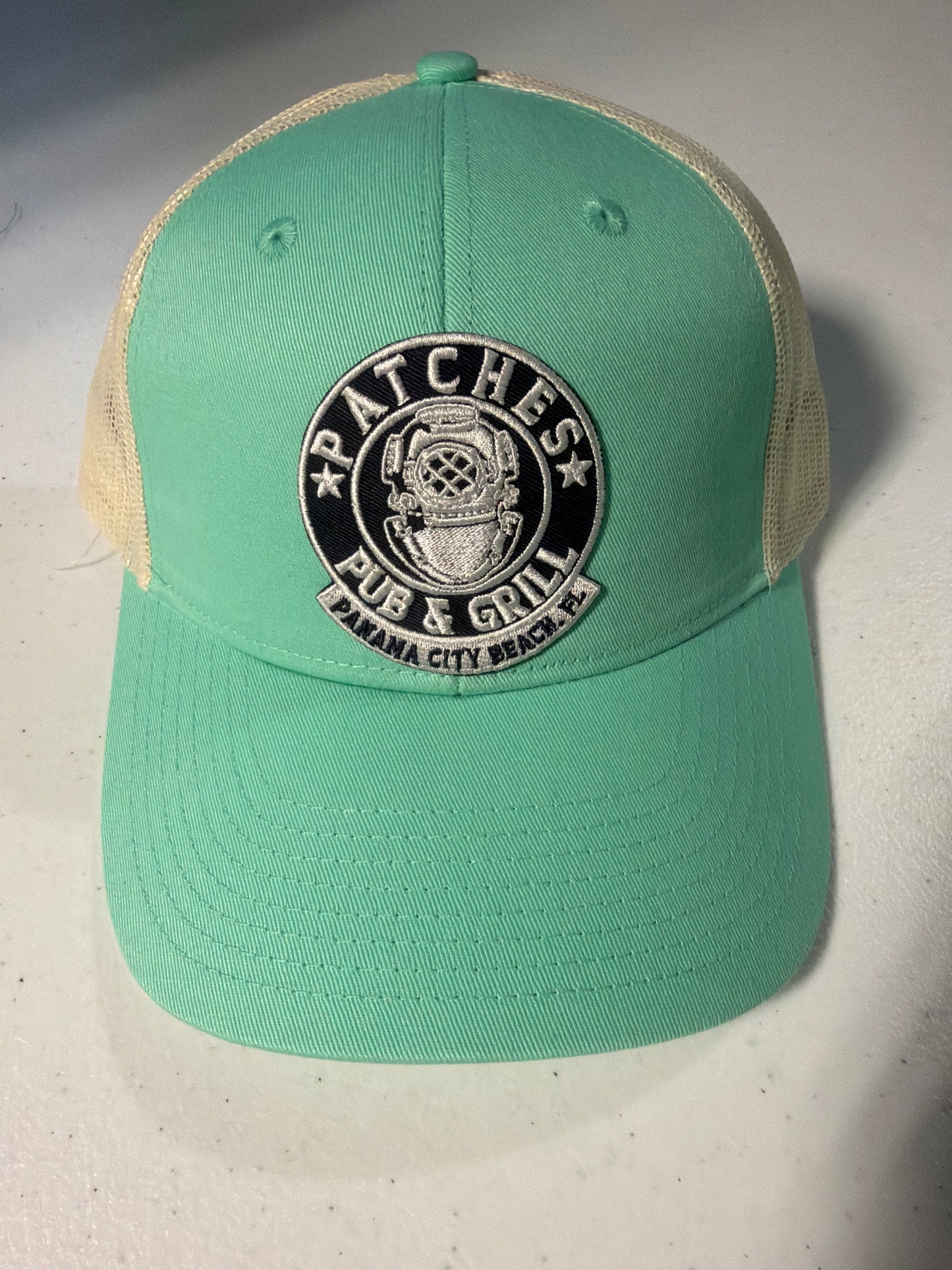 Patches Pub & Grill Circle Logo Trucker Hat