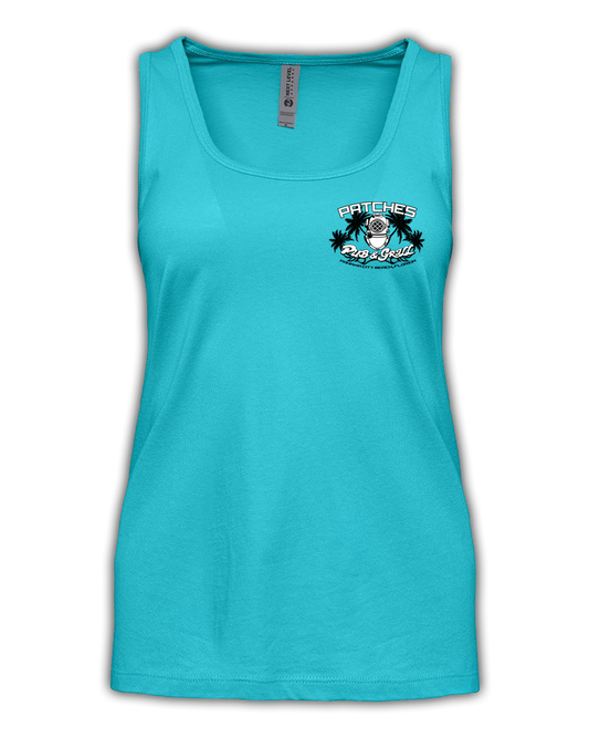 Ladies full back tank tops