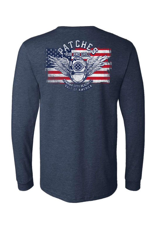 Gulf of America, long sleeve cotton T-shirt $30