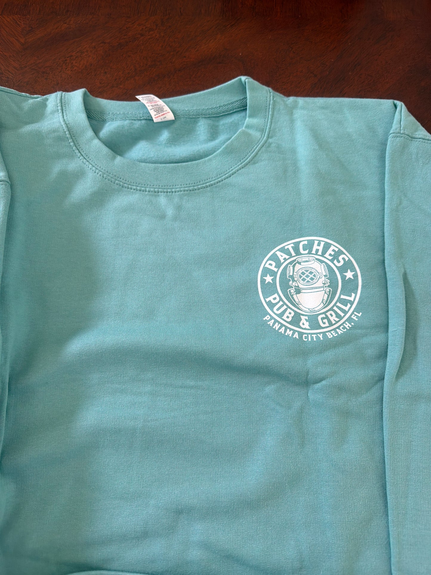 Helmet Flag Crewneck Sweatshirt