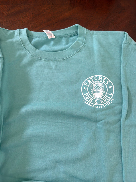 Helmet Flag Crewneck Sweatshirt