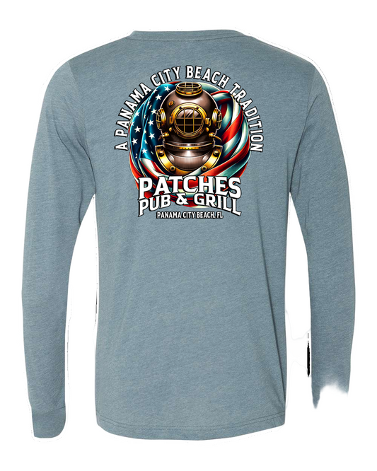 American Flag Mark V Helmet long sleeve cotton Tshirt $30