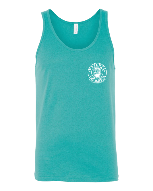 Patches Pup Golf Cart Driver Tank Top